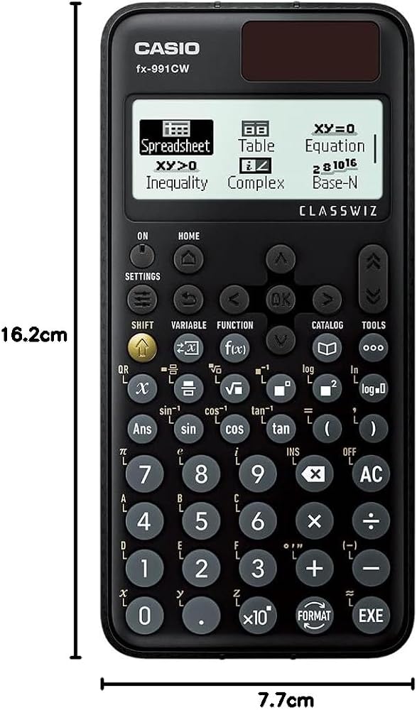 آلة حاسبة علمية Casio fx-991CW ClassWiz - أسود 4