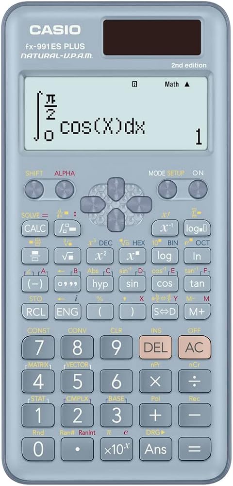آلة حاسبة علمية Casio fx-991ES Plus الإصدار الثاني - أسود 3