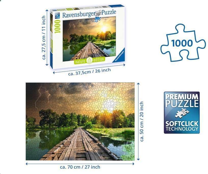 بازل Ravensburger ميستك لايت Mystic Light من 1000 قطعة 3