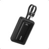 باور بانك Anker Zolo سعة 20000mAh بقوة 45W بكابلين USB-C مدمجين – أسود