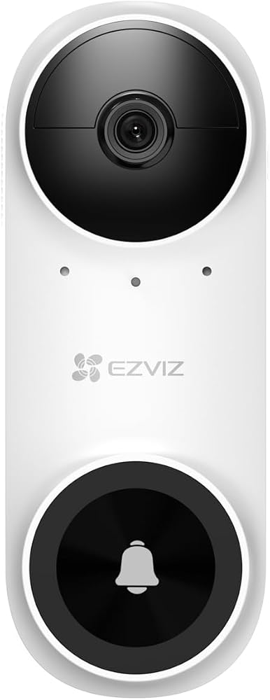 جرس باب بكاميرا فيديو EZVIZ CP3 بدقة 2K يعمل بالبطارية
