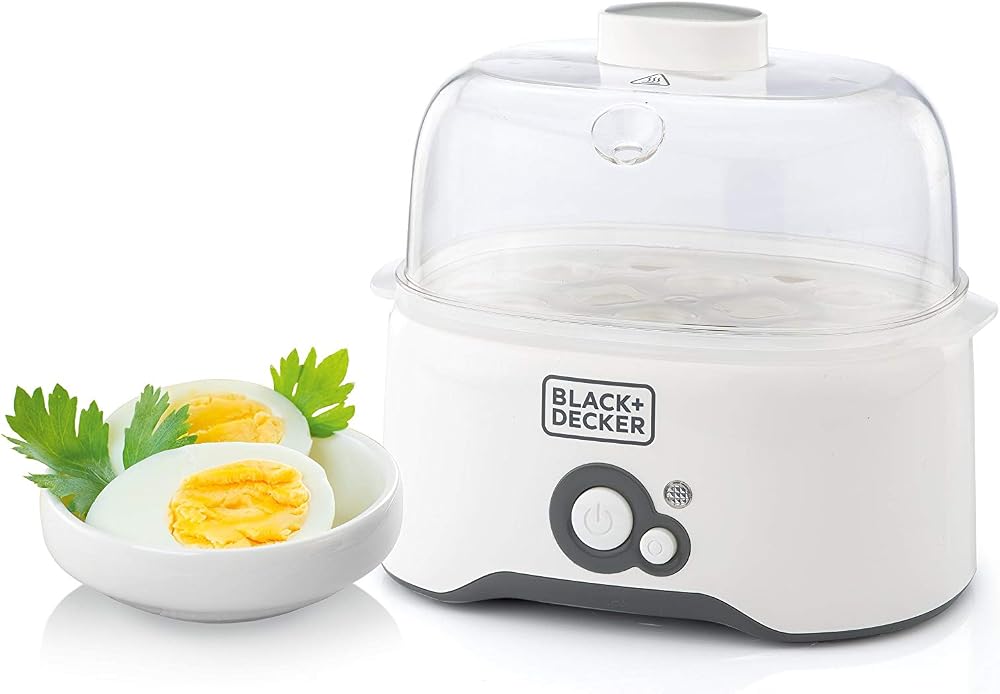 جهاز سلق البيض Black+Decker EG200 يتسع لـ 6 بيضات