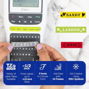 جهاز طباعة ملصقات محمول Brother P-touch PT-H110 - أبيض 2