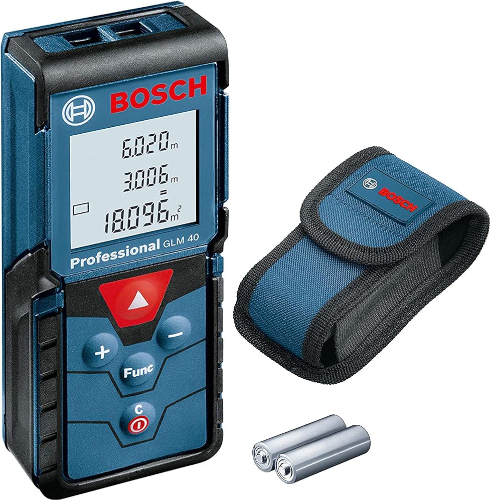 جهاز قياس المسافات بالليزر Bosch Professional GLM 40 حتى 40 مترًا