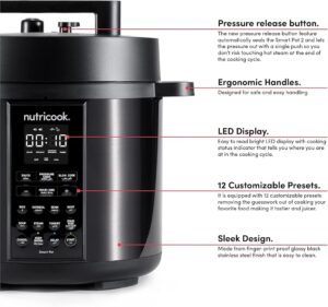 حلة ضغط كهربائية ذكية Nutricook Smart Pot 2 سعة 6 لتر 9 في 1 2