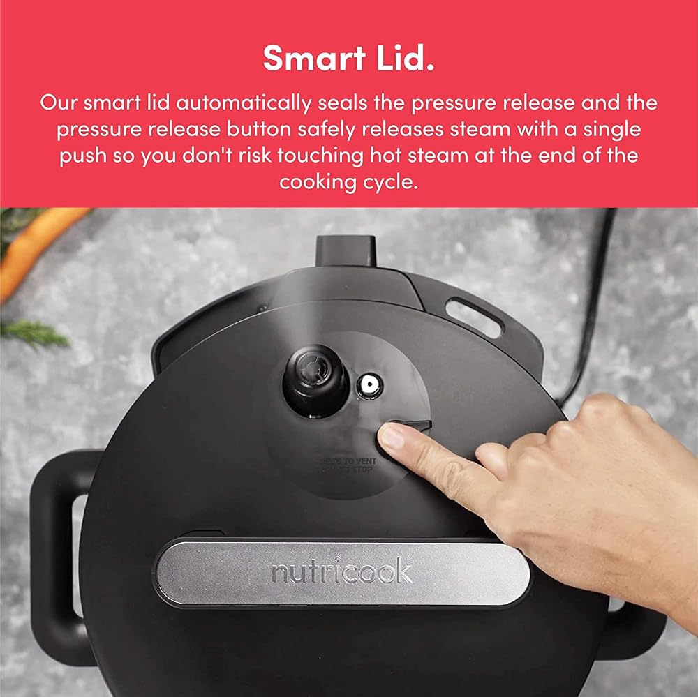 حلة ضغط كهربائية ذكية Nutricook Smart Pot 2 سعة 6 لتر 9 في 1 5