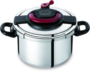 حلة ضغط Tefal Clipso Plus ستانلس ستيل سعة 8 لتر