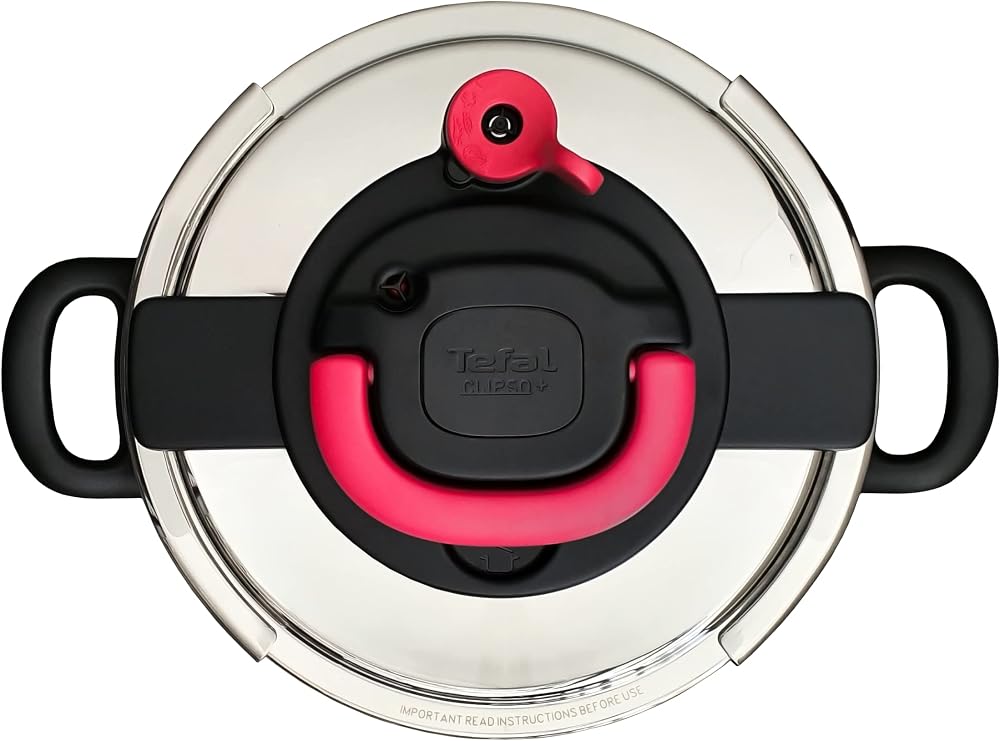 حلة ضغط Tefal Clipso Plus ستانلس ستيل سعة 8 لتر 2