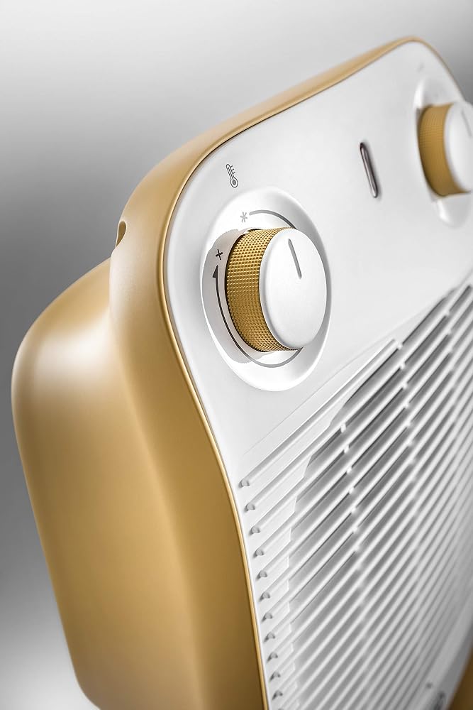 دفاية مروحة De'Longhi Vertical Edge HFS50B20 بقدرة 2000 وات - أصفر 3