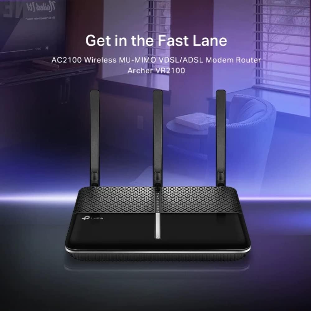 راوتر Super VDSL من TP-Link Archer VR2100 AC2100 MU-MIMO 3