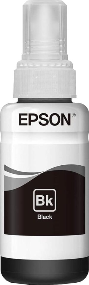 زجاجة حبر أسود أصلية Epson 664 (T6641) سعة 70 مل 2