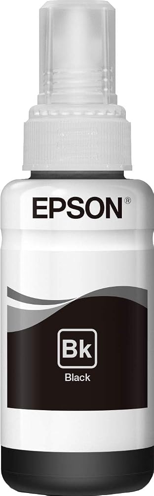 زجاجة حبر أسود أصلية Epson 664 (T6641) سعة 70 مل 3