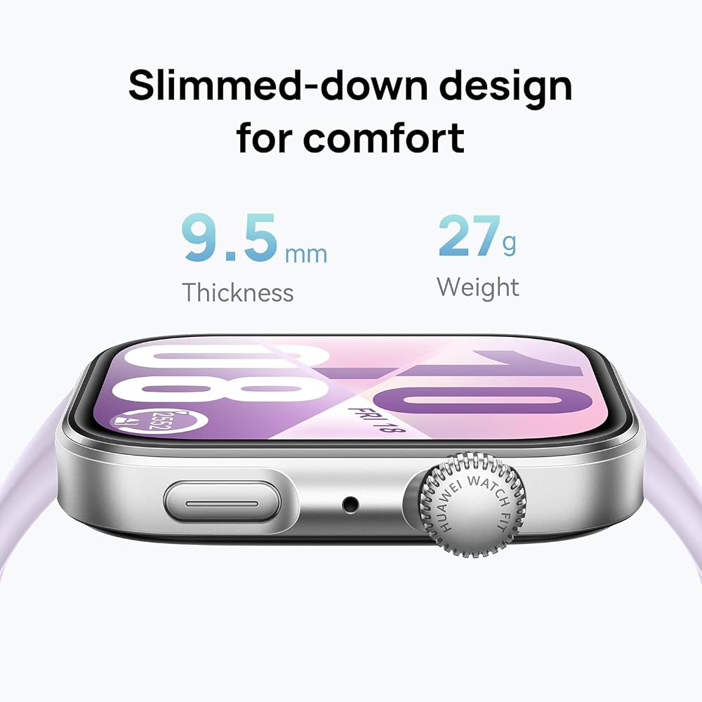 ساعة ذكية HUAWEI WATCH FIT 4 بشاشة AMOLED و GPS – أسود 3