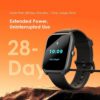 ساعة ذكية Oraimo Watch 5 Lite OSW-804 بشاشة 2.01 بوصة ومكالمات – أسود