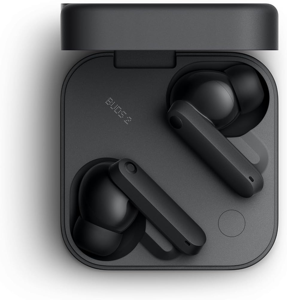 سماعة CMF by Nothing Buds 2 بعزل ضوضاء 48dB – رمادي داكن 2