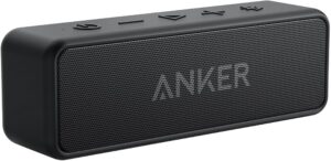 سماعة بلوتوث Anker Soundcore 2 ستيريو 12W – أسود
