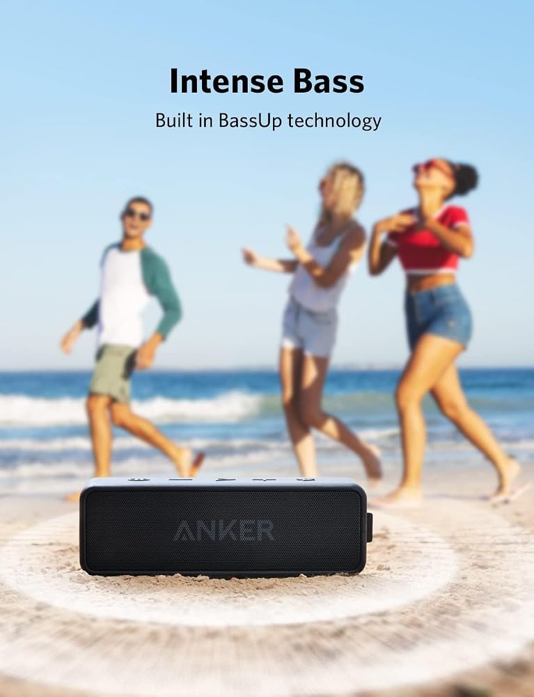 سماعة بلوتوث Anker Soundcore 2 ستيريو 12W – أسود 5