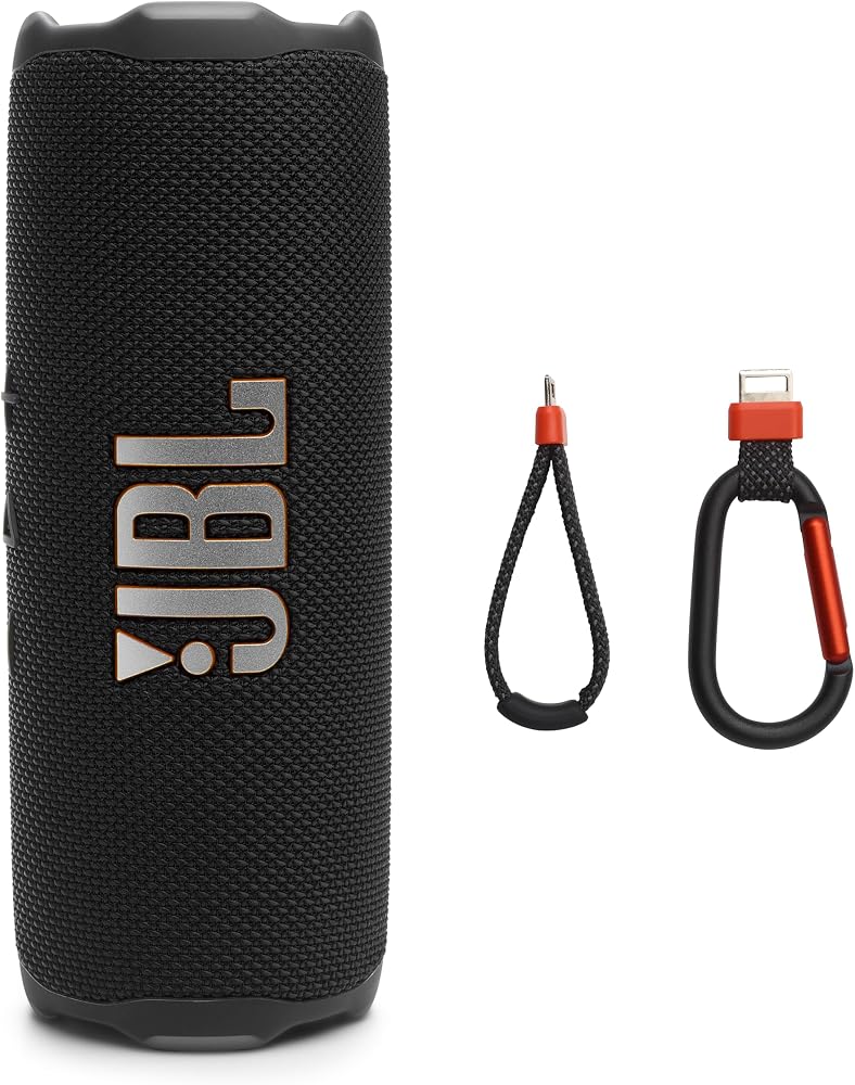 سماعة بلوتوث JBL Flip 7 مقاومة للماء والسقوط – أسود