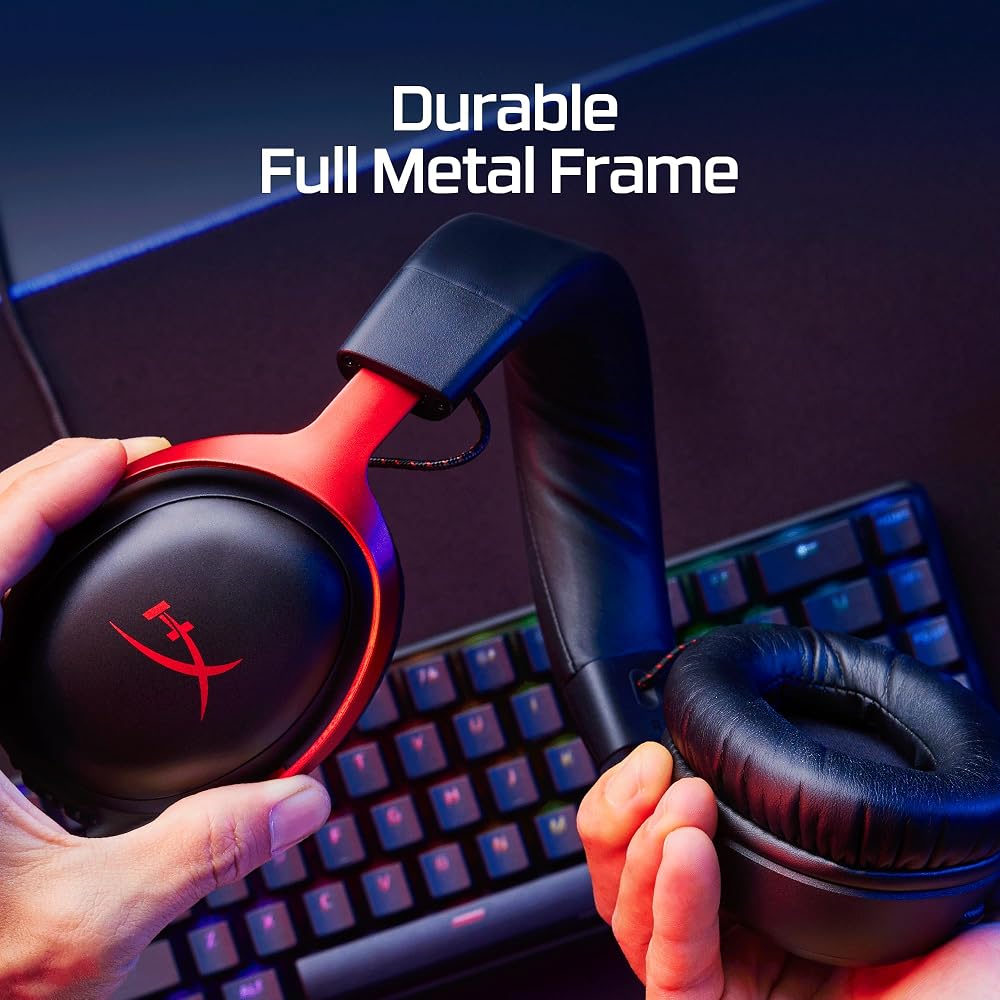 سماعة جيمنج HyperX Cloud III – أسود/أحمر 5