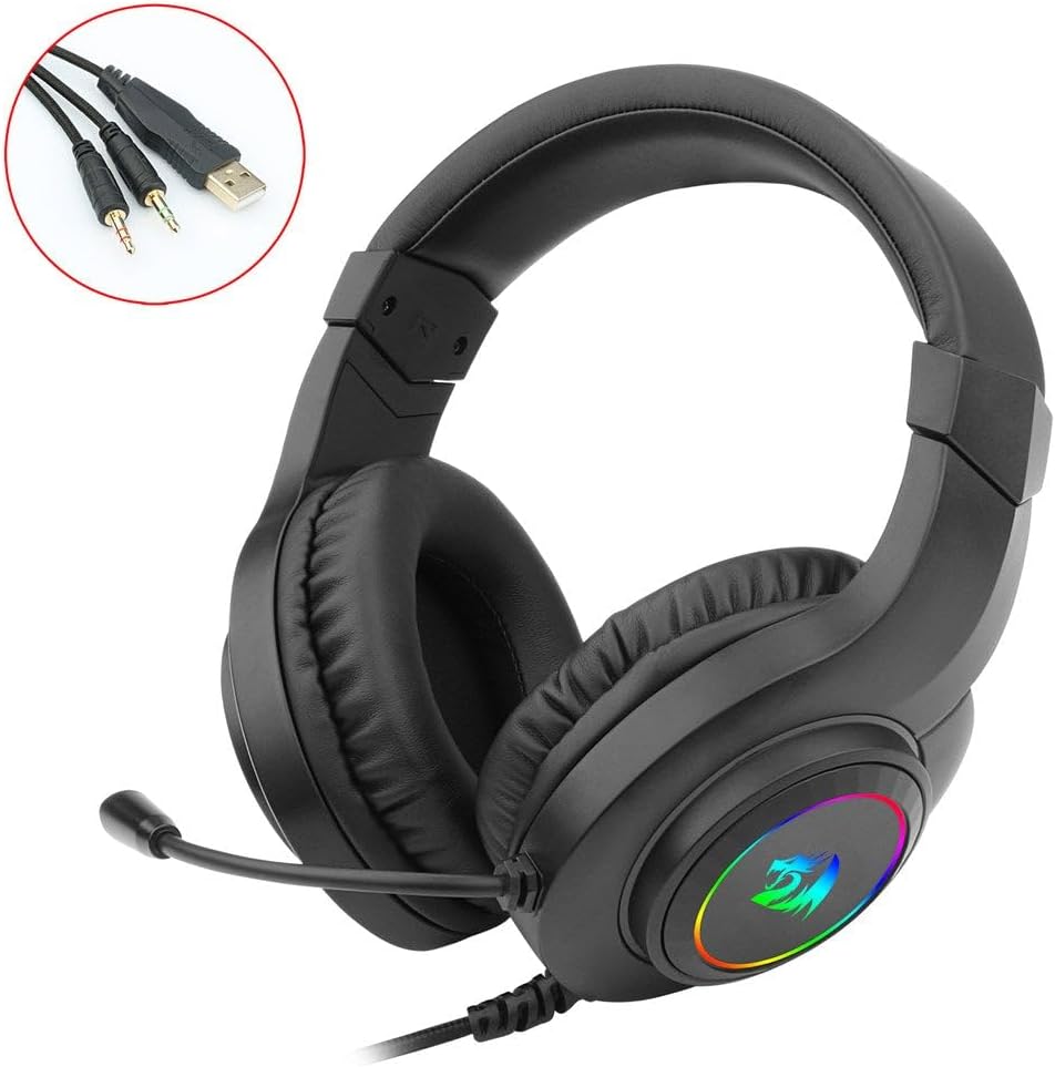 سماعة جيمنج Redragon Hylas H260 بإضاءة RGB 5