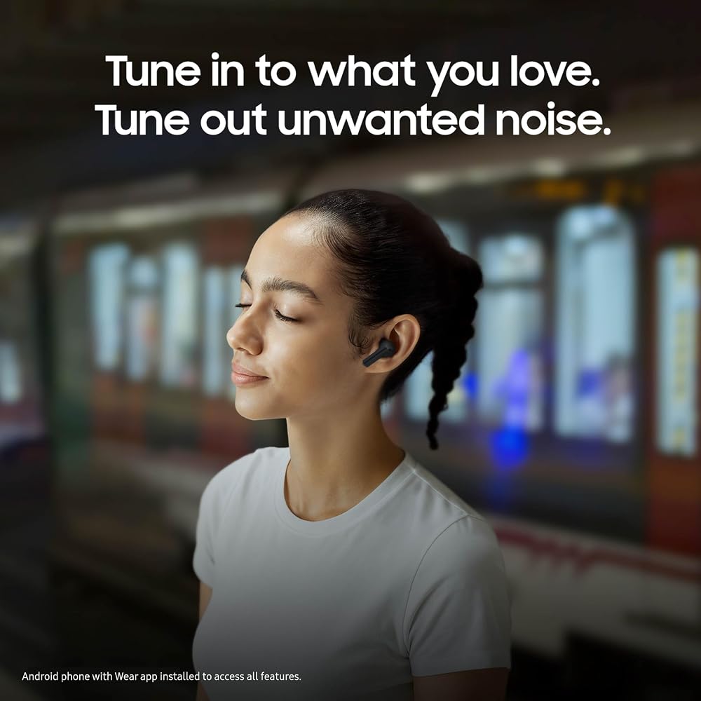 سماعة Samsung Galaxy Buds3 FE بعزل ضوضاء – أسود 2