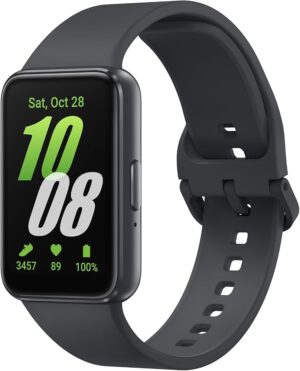 سوار ذكي Samsung Galaxy Fit3 لتتبع الرياضة والنوم – رمادي