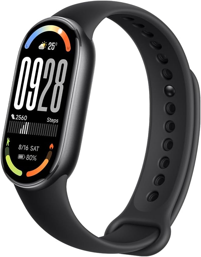 سوار ذكي Xiaomi Smart Band 10 بشاشة AMOLED مقاس 1.72 بوصة