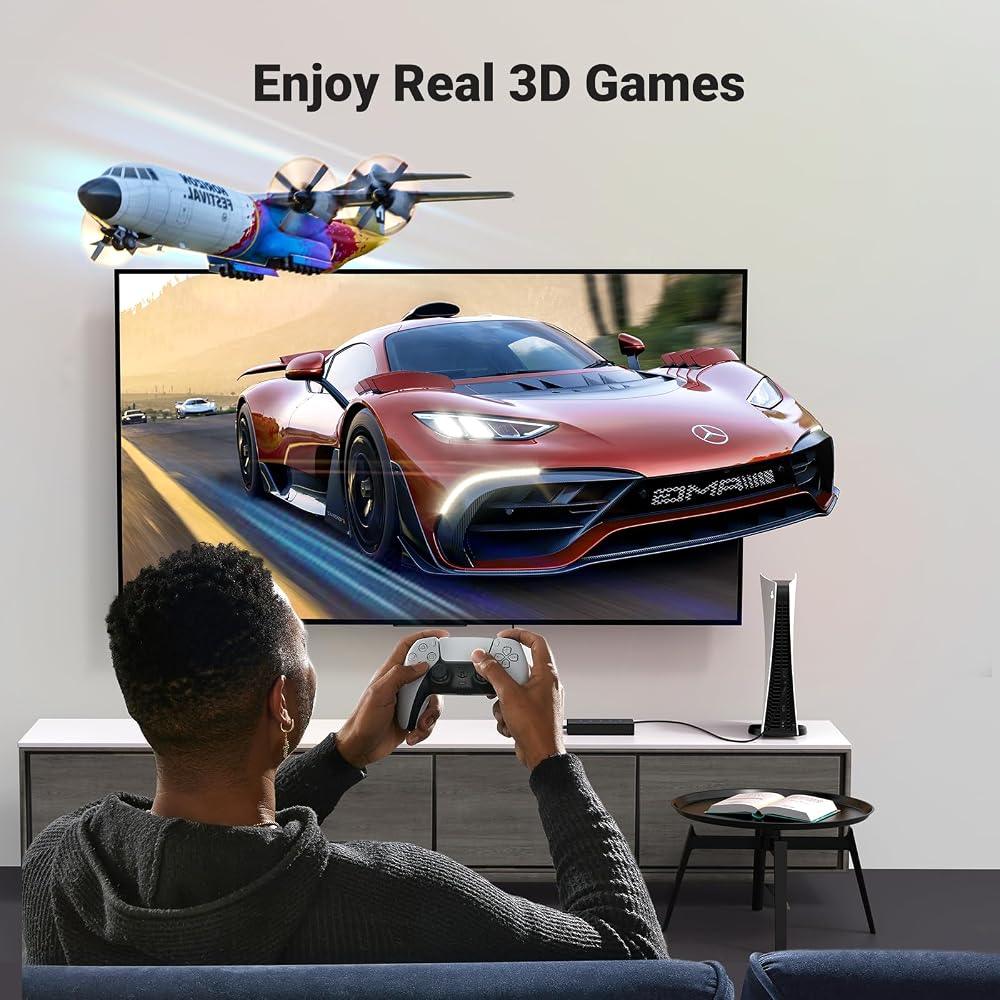 سويتش HDMI بخمسة مداخل وريموت UGREEN 90512 بدقة 4K@60Hz 4