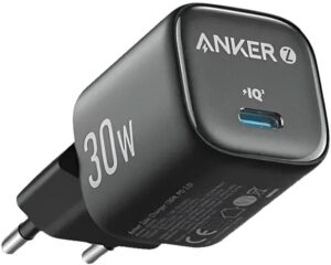 شاحن Anker Zolo GaN بقوة 30W منفذ USB-C مع كابل 1.8 متر – أسود 2