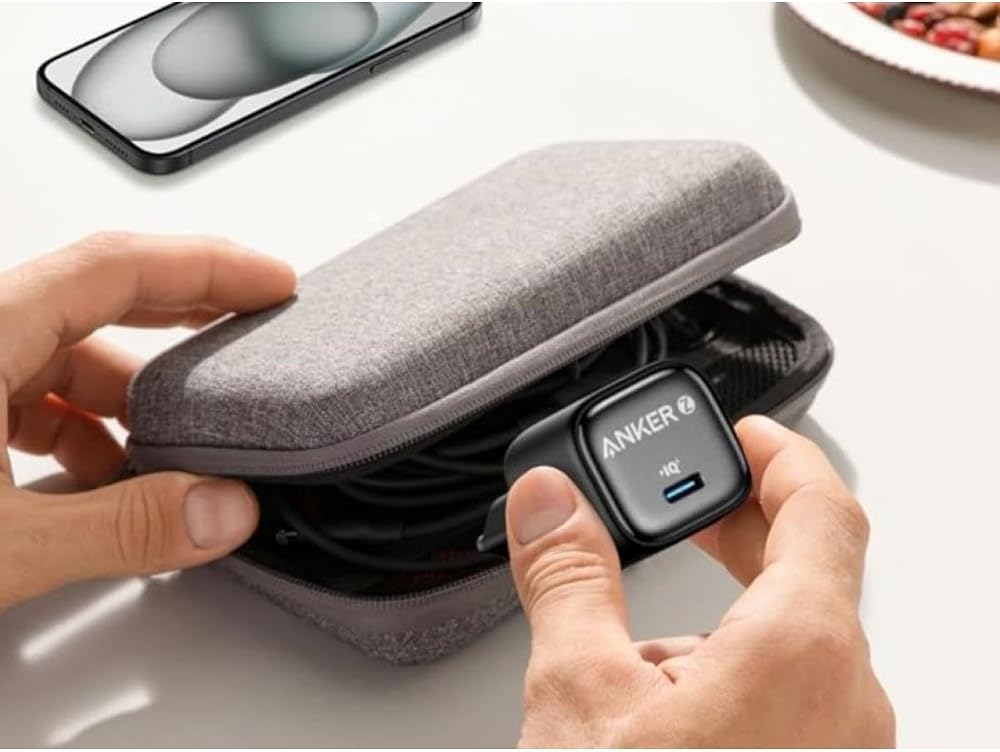 شاحن Anker Zolo GaN بقوة 30W منفذ USB-C مع كابل 1.8 متر – أسود 4
