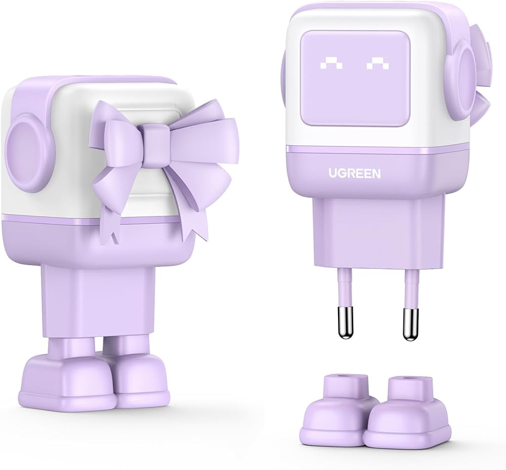 شاحن UGREEN Nexode RobotGaN بقوة 65W بثلاثة منافذ للابتوب والموبايل 4