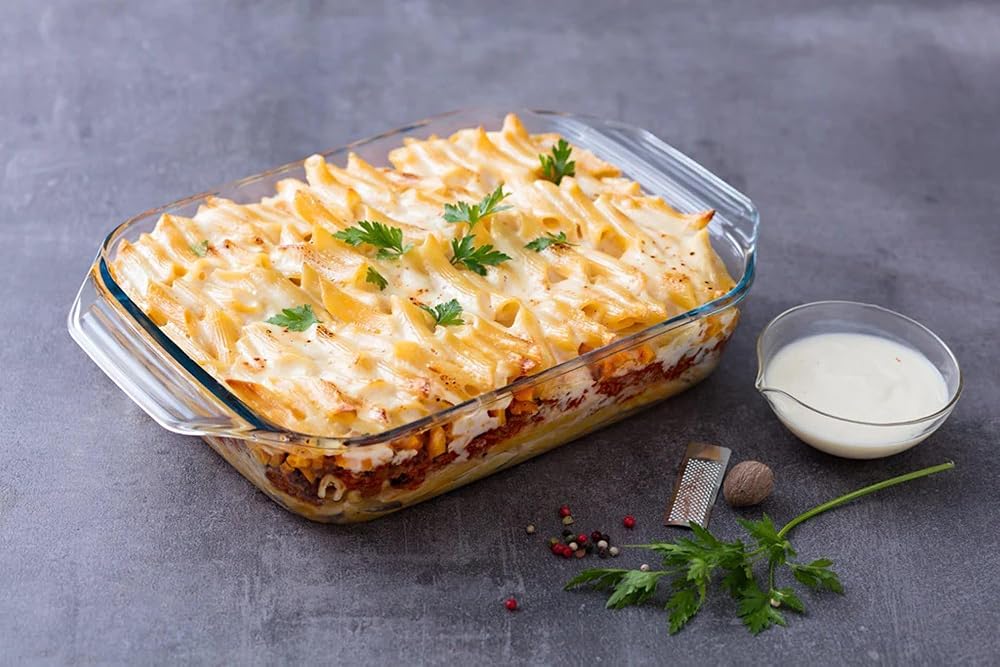 صينية فرن Pyrex Optimum زجاج مستطيلة 28 سم 4