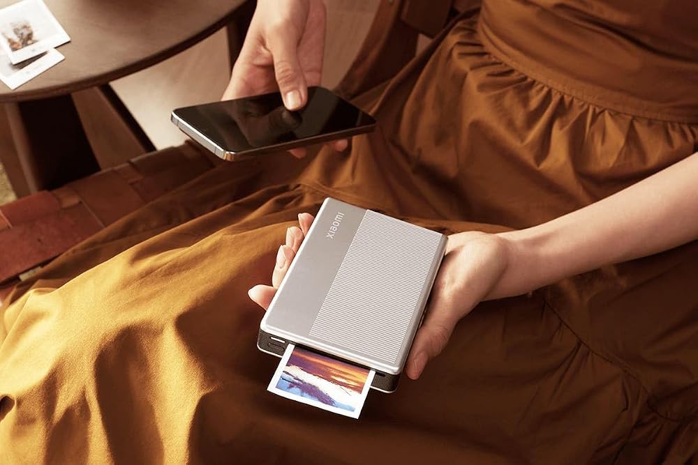 طابعة صور محمولة Xiaomi Portable Photo Printer 1S - رمادي 5