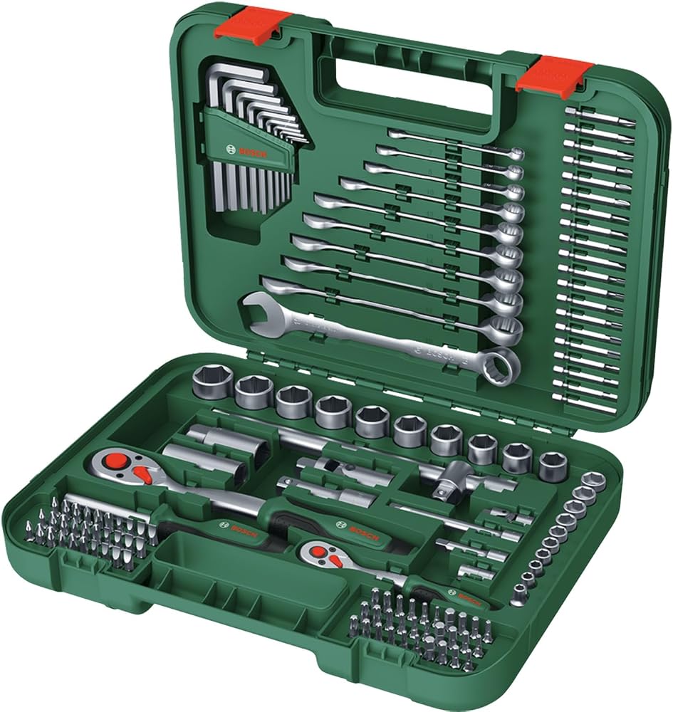 طقم عدة يدوية Bosch Advanced من 132 قطعة في حقيبة حفظ 2
