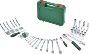 طقم عدة يدوية Bosch Advanced من 132 قطعة في حقيبة حفظ