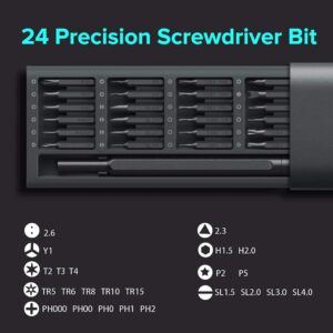 طقم مفكات دقيقة Xiaomi Mi Precision Screwdriver Kit بـ 24 رأسًا مغناطيسيًا 2