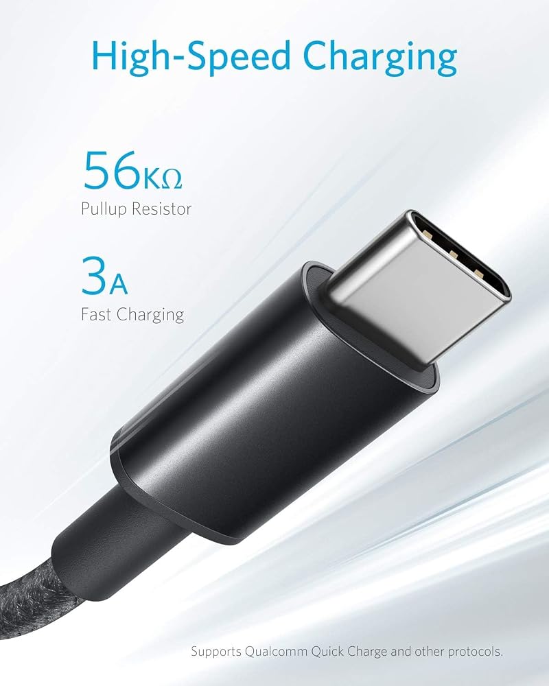عبوة كابلين Anker 331 مضفرين USB-A إلى USB-C بطول 1.8 متر 3