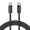 كابل Anker Zolo مضفر USB-C إلى USB-C بقوة 240W طول 1.8 متر – أسود
