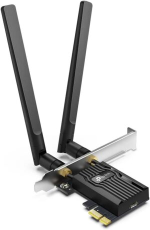 كارت واي فاي 6 وبلوتوث 5.3 للكمبيوتر TP-Link Archer TX55E AX3000