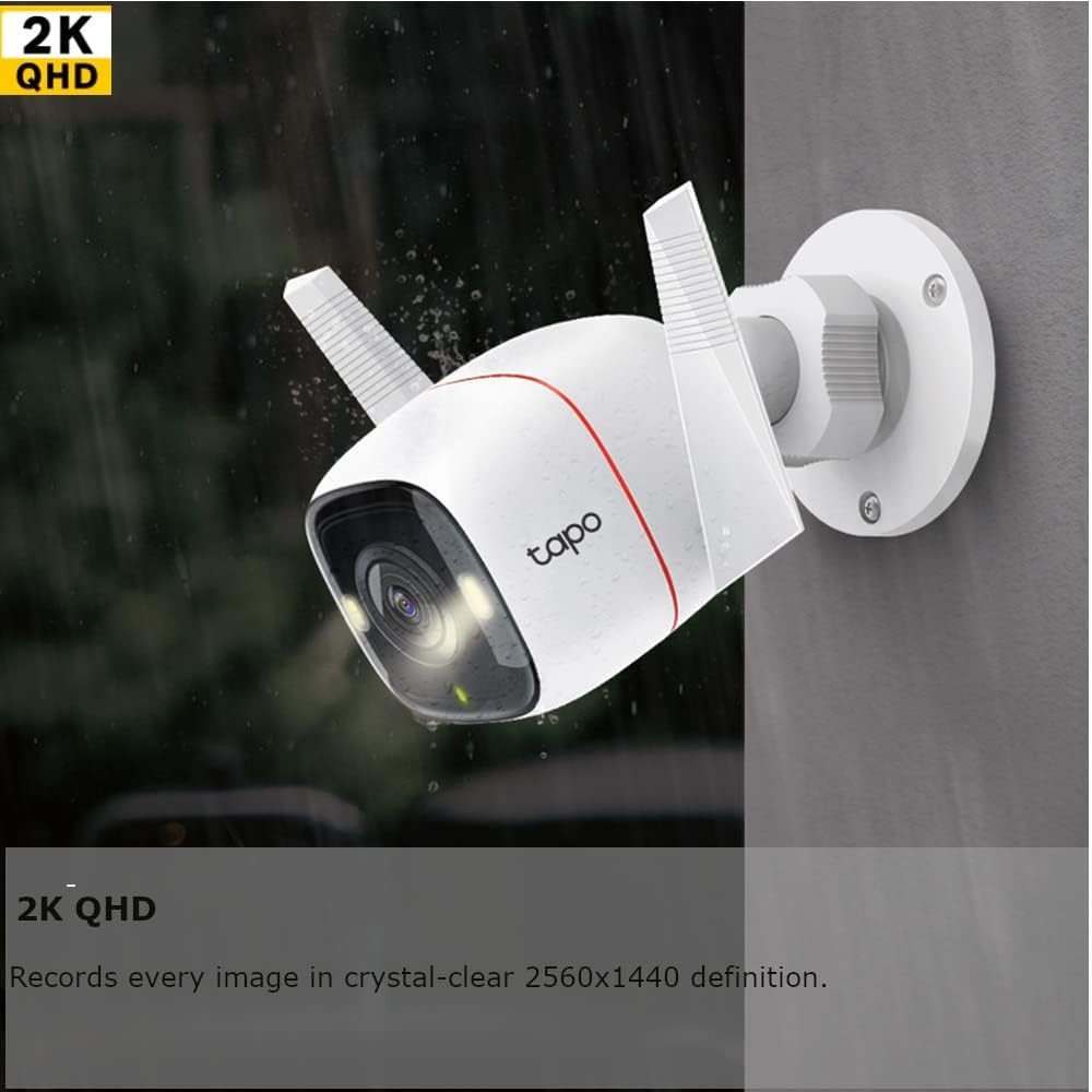 كاميرا خارجية TP-Link Tapo C320WS بدقة 2K ورؤية ليلية ملوّنة 4