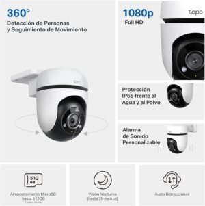 كاميرا مراقبة خارجية دوّارة TP-Link Tapo C500 بدقة 1080p 2