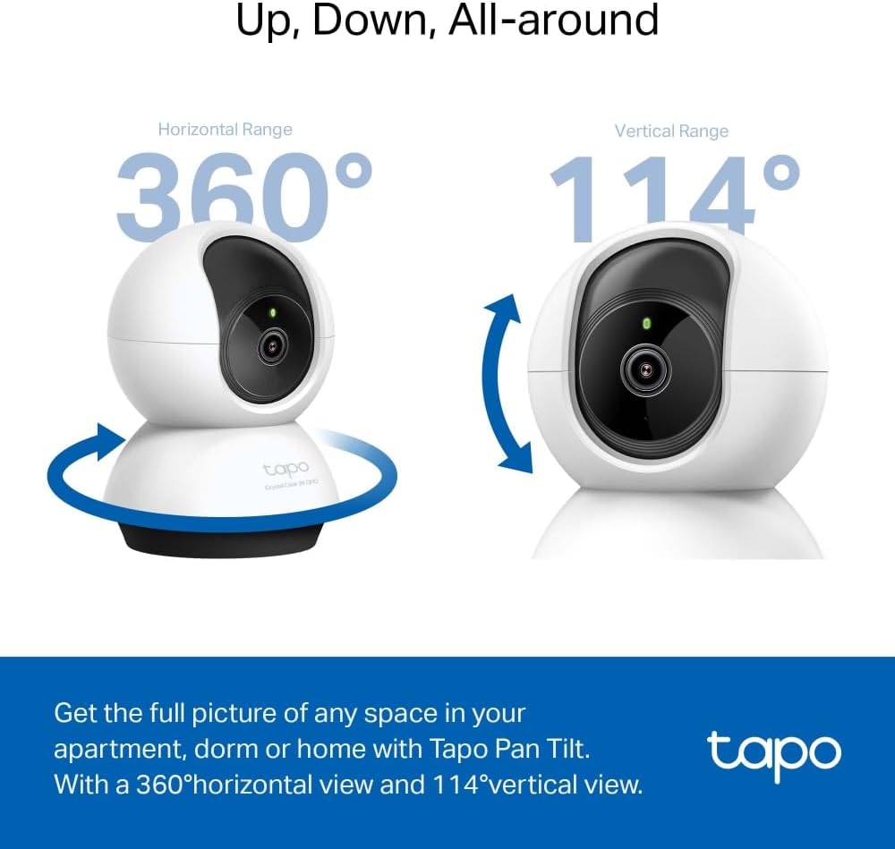 كاميرا مراقبة واي فاي دوّارة TP-Link Tapo C220 بدقة 2K 4MP 4