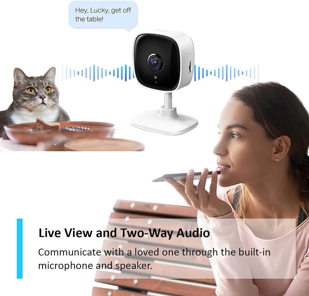 كاميرا منزلية صغيرة TP-Link Tapo C110 بدقة 2K 3MP لمراقبة الأطفال 5