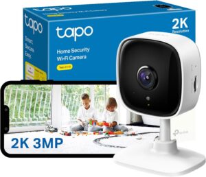 كاميرا منزلية صغيرة TP-Link Tapo C110 بدقة 2K 3MP لمراقبة الأطفال