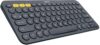 كيبورد بلوتوث متعدد الأجهزة Logitech K380 – رمادي داكن