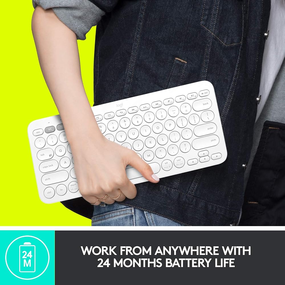 كيبورد بلوتوث متعدد الأجهزة Logitech K380 – رمادي داكن 5