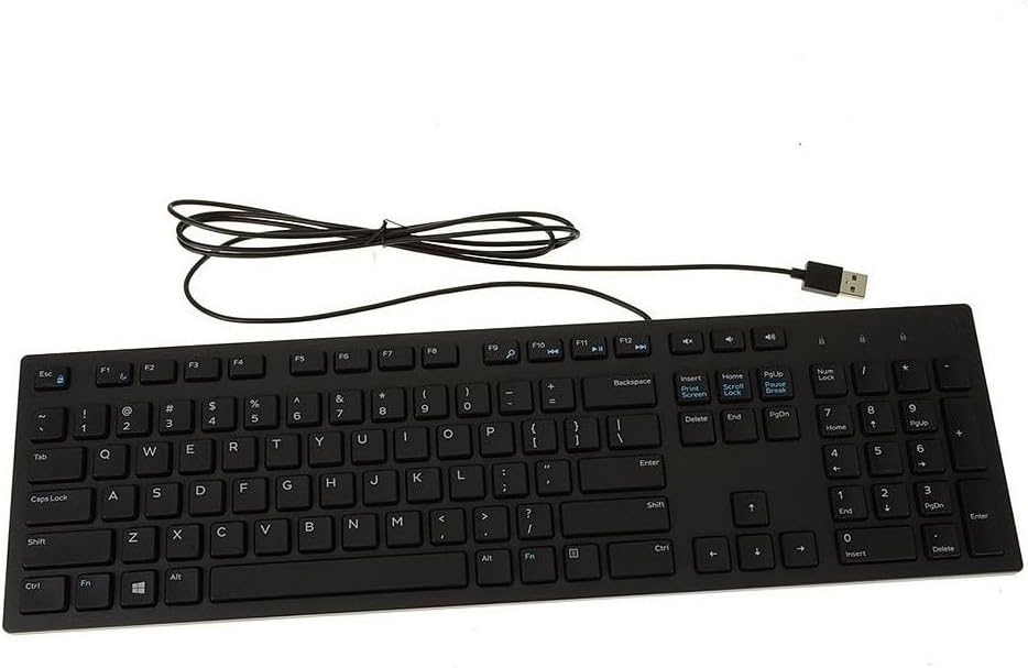 كيبورد سلكي Dell KB216 كامل الحجم – أسود
