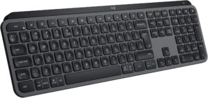 كيبورد لاسلكي احترافي Logitech MX Keys S بإضاءة خلفية – جرافيت