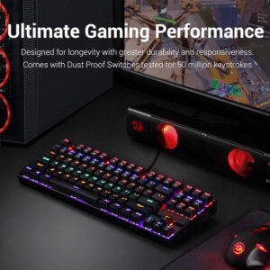 كيبورد ميكانيكي جيمنج Redragon K552 Kumara – سويتش أزرق 2