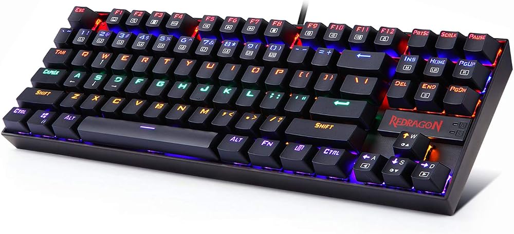 كيبورد ميكانيكي جيمنج Redragon K552 Kumara – سويتش أزرق